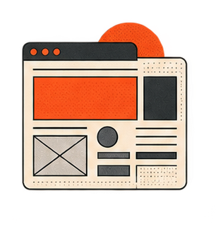 A desktop website and mobile screen