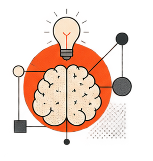A light bulb with a brain